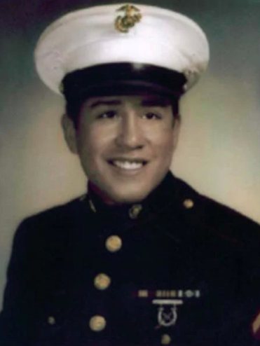 Andres Sorchini in Marine Corps dress uniform
